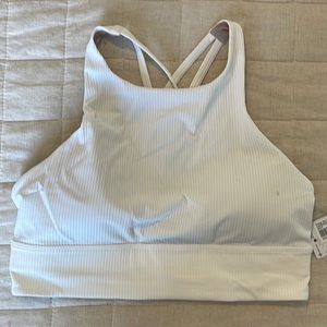 Lululemon Energy High Neck Long Line White